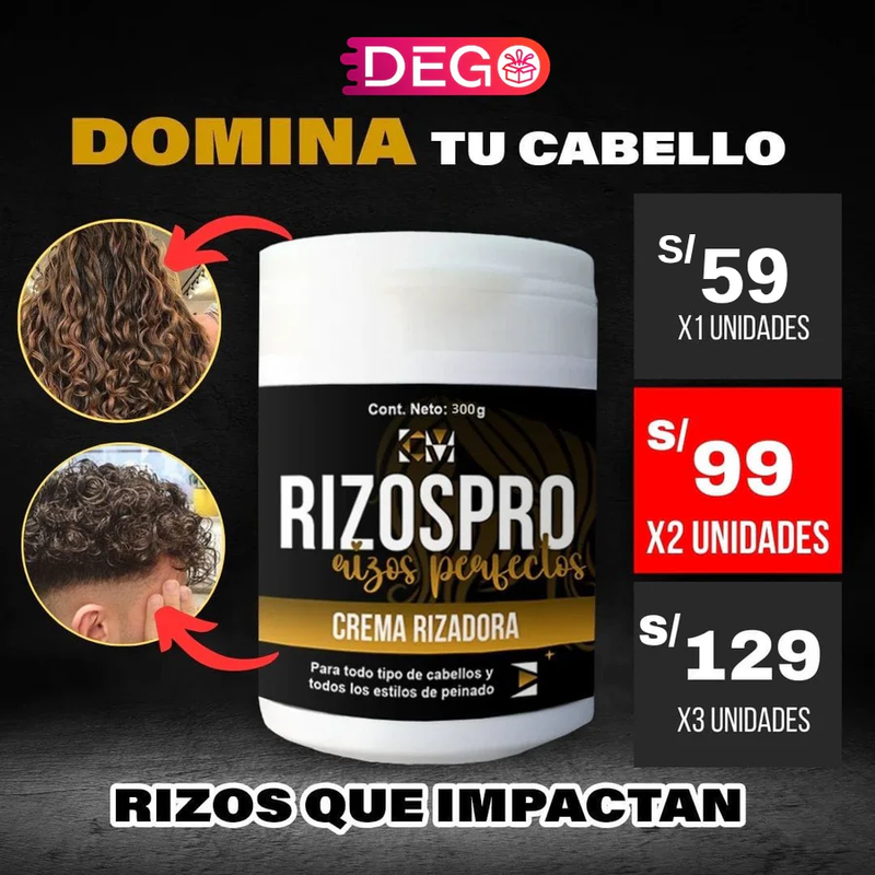 Rizos Pro™- (LA ORIGINAL) Tratamiento De Crema Rizadora 100% Efectivo