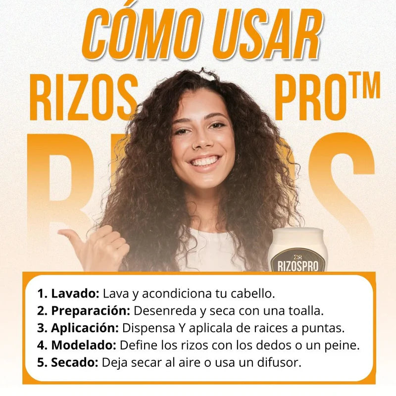 Rizos Pro™- (LA ORIGINAL) Tratamiento De Crema Rizadora 100% Efectivo